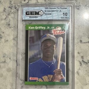 Ken Griffey Jr. Rookie Baseball Card